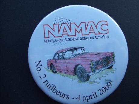 Facel Vega roze model oldtimer auto 4-4-2009 NAMAC